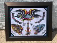Image 1 of Munday Tattoo Flash Sheet 11”x14”  (2-2021)