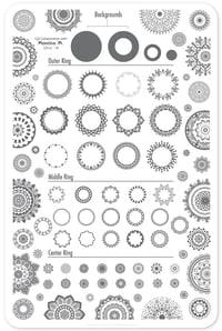 Image 2 of Myriad of Mandalas (CjSLC-18) - Steel Stamping Plate