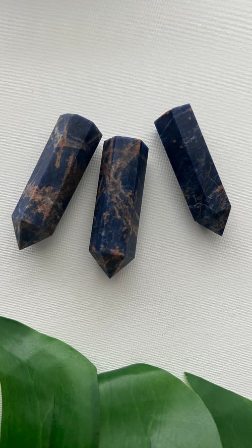 Image of AMINA • Sodalite Crystal Lariat