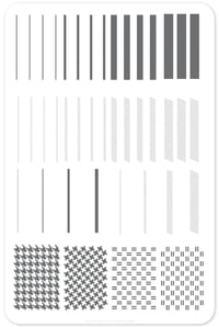 Image 2 of Got Plaid? CjS-56 Steel Nail Art Stamping Plate