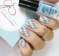 Image 3 of Got Plaid? CjS-56 Steel Nail Art Stamping Plate