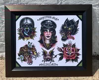 Image 1 of Munday Tattoo Flash Sheet 11”x14”  (1-2020)