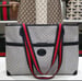 Image of Vtg. Gucci Blue Mini Monogram Tote