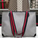 Image of Vtg. Gucci Blue Mini Monogram Tote