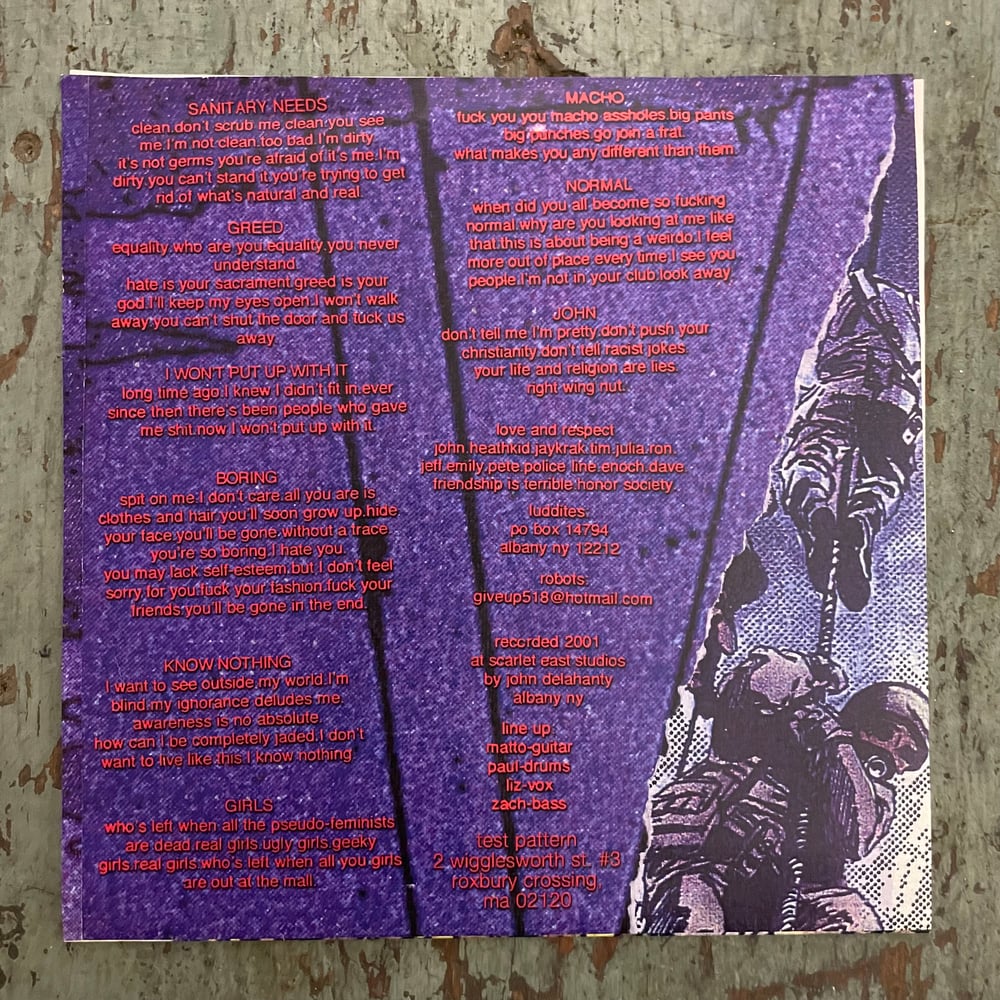 GIVE UP- 2ND S/T 7" (test press)