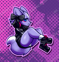 Image 1 of Gamer Skunk - Vinyl Sticker