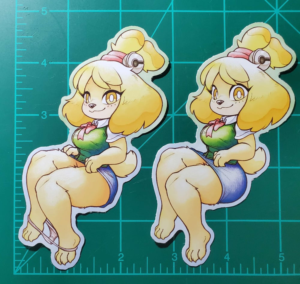 WaterColor Isabelle - Vinyl Sticker