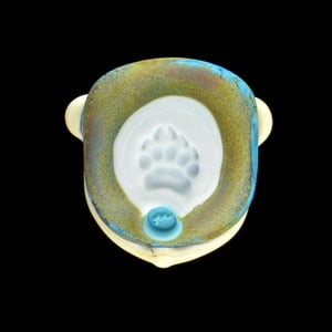 Image of XL. Papa Polar Bear - Flamework Glass Sculpture Bead