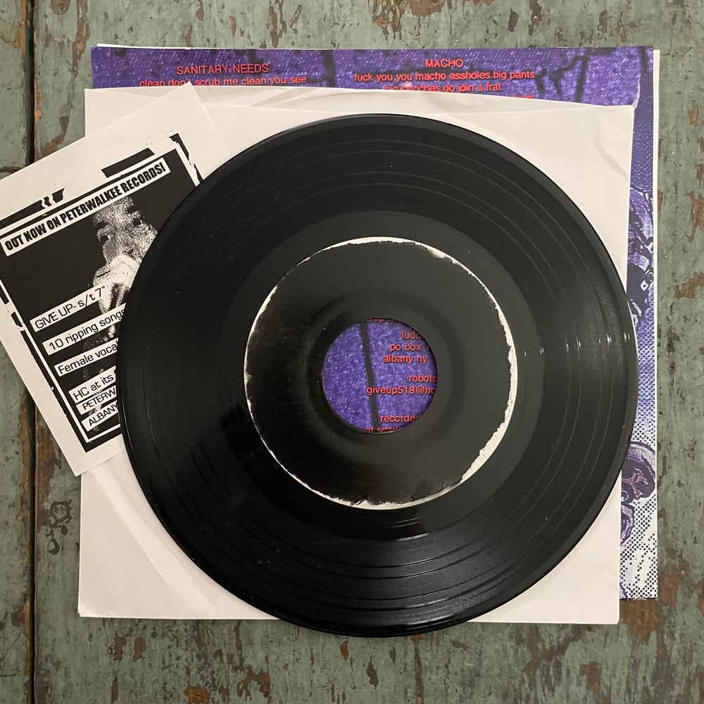 GIVE UP- 2ND S/T 7" (test press)