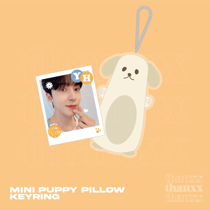 Image of In stock | Mini puppy pillow Yunho keyring