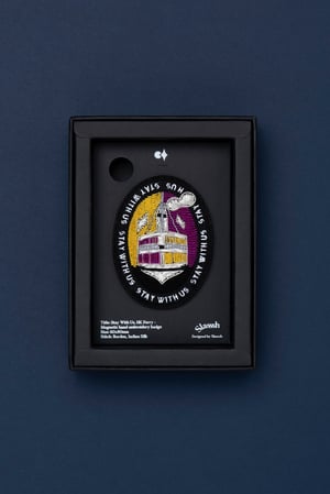 Image of "Stay with us, HK Ferry" Magnetic Embroidery Badge