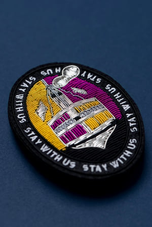 Image of "Stay with us, HK Ferry" Magnetic Embroidery Badge