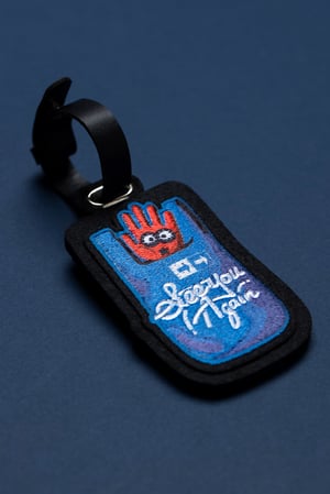 Image of "See you again" Embroidered Luggage Tag
