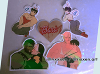 Image of Bara / Gay Bunny Boys Stickers