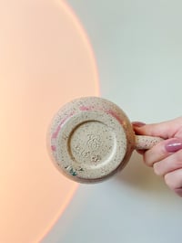 Image 3 of *Seconds* Pink Speckled Bubble Mug