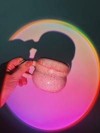 Image 4 of *Seconds* Pink Speckled Bubble Mug