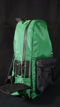 Image 2 of "THE EMERALD" green smell proof backpack