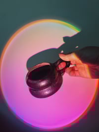 Image 3 of Black/Beige Bubble Mug