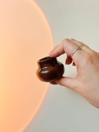 Image 1 of Black/Brown Mini Vase