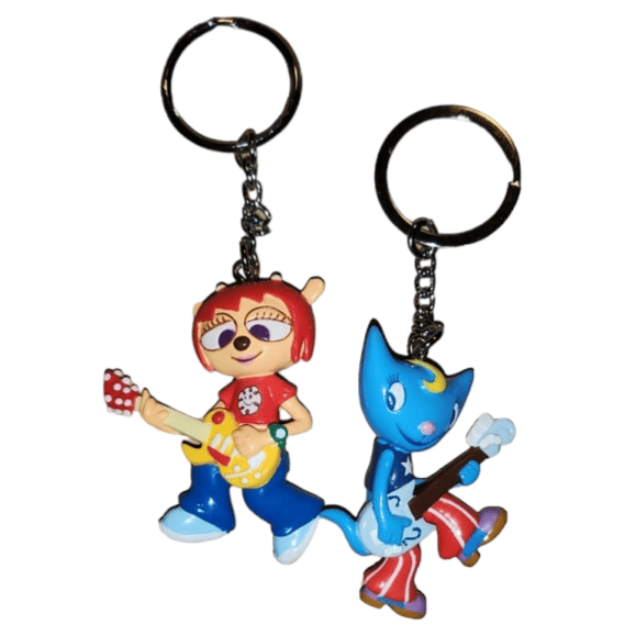 parappa and lammy keychain