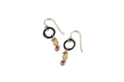 Image of "heirloom salvage" seahorse earrings