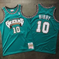 Image 3 of MIKE BIBBY VANCOUVER GRIZZLIES HARDWOOD CLASSICS THROWBACK SWINGMAN JERSEY