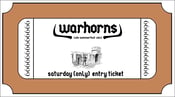 Image of WARHORNS LATE SUMMERFEST 2023 (Saturday Ticket)