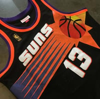 Image 2 of STEVE NASH PHOENIX SUNS 1996-97 HARDWOOD CLASSICS SWINGMAN JERSEY - BLACK