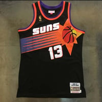 Image 1 of STEVE NASH PHOENIX SUNS 1996-97 HARDWOOD CLASSICS SWINGMAN JERSEY - BLACK