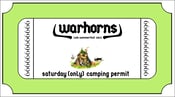 Image of WARHORNS LATE SUMMERFEST 2023 (Saturday Camping Permit)