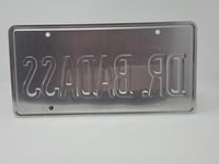 Image 2 of Supernatural DR. BADASS Licencse Plate Tags -- AUTOGRAHPED