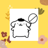 Pompompurin Score Stamp