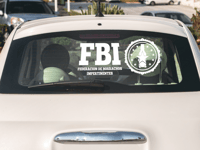 Federacion De Borrachos Impertinentes Car Decal(2 pack)
