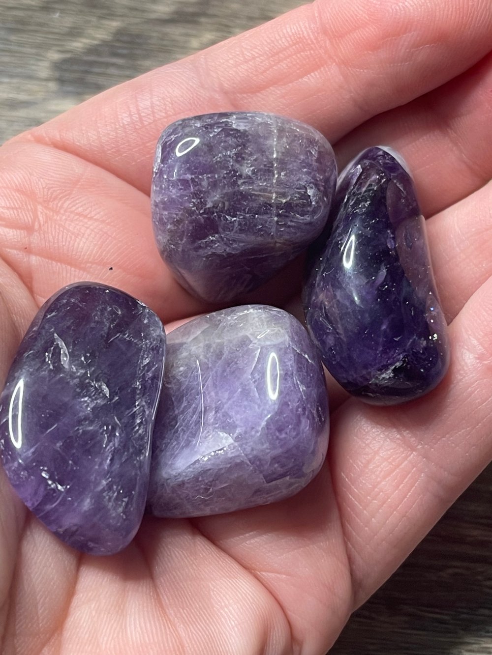 Image of Amethyst tumbles 