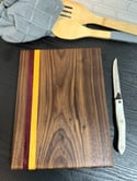  Walnut, Purple Heart and Yellow Heart Cutting Board