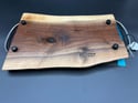 Live Edge Walnut & Epoxy River Charcuterie Board