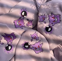 Image 1 of Gengar gastly haunter trio hoodie 💜 (lavender) 