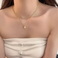 Image 3 of Fresh water pearl layered necklace 