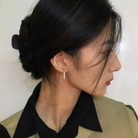 Image 2 of Interchangeable Pearl Dangle Earring