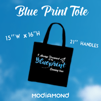 Image 2 of Blue Print Tote -SKZ