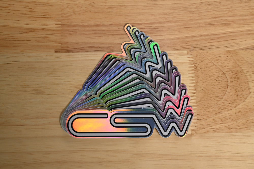 CSW Designs Holographic Sticker