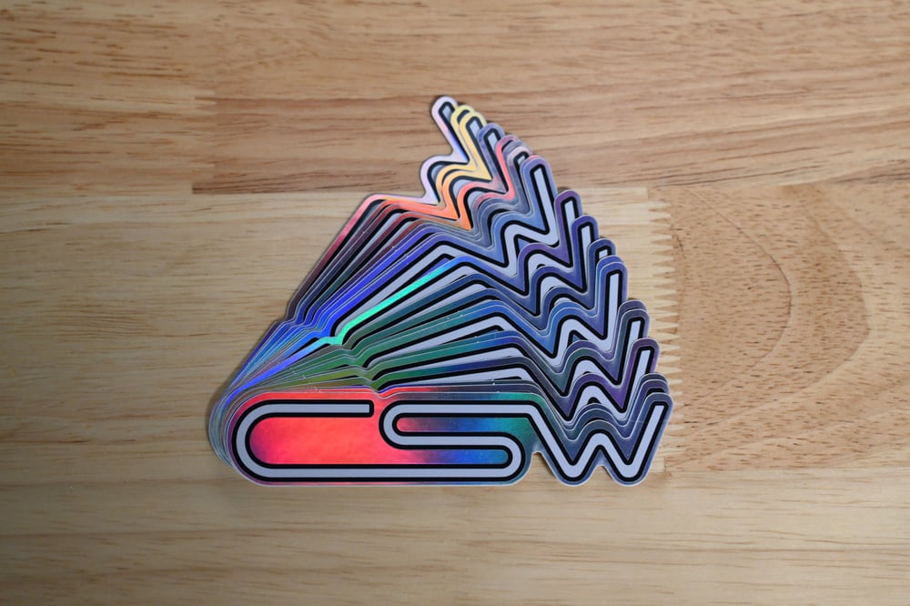 CSW Designs Holographic Sticker