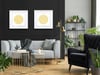 'Sentient I & II in Gold and B&W~ Archival Ltd Edn Print