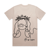 Image 1 of He is risen t-shirt