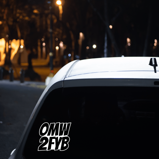 'OMW2FYB' Sticker