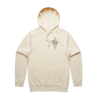Image 1 of He is risen hooded sweater