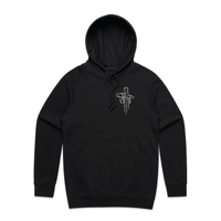 Image 3 of He is risen hooded sweater