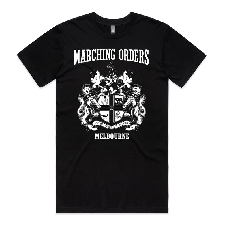 Image of Men's T-Shirt - Melbourne Coat of Arms