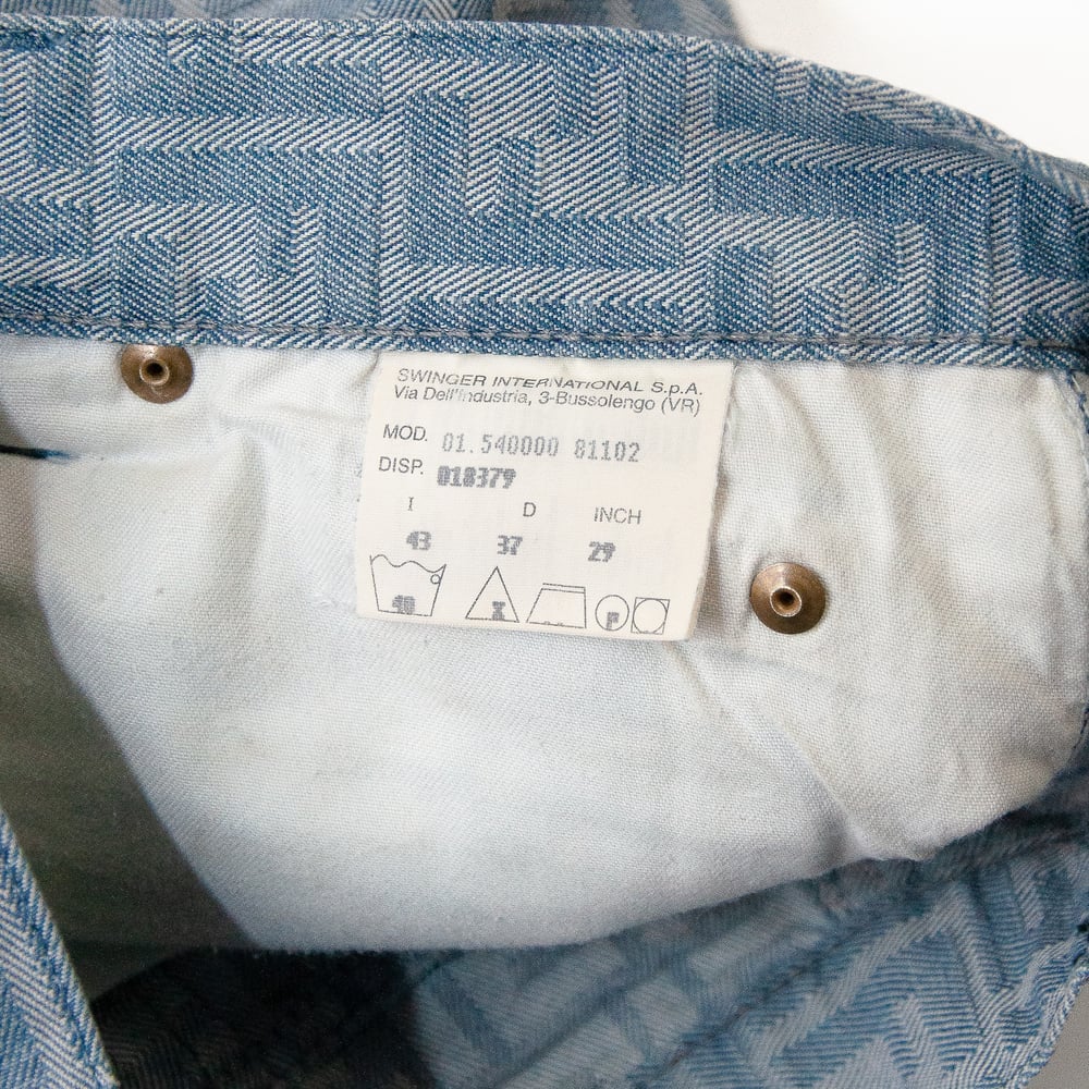 Image of Fendi Jeans Blue Zucca Monogram