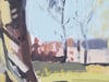 Spring Sunshine (Cathedral Gardens) - Framed Original